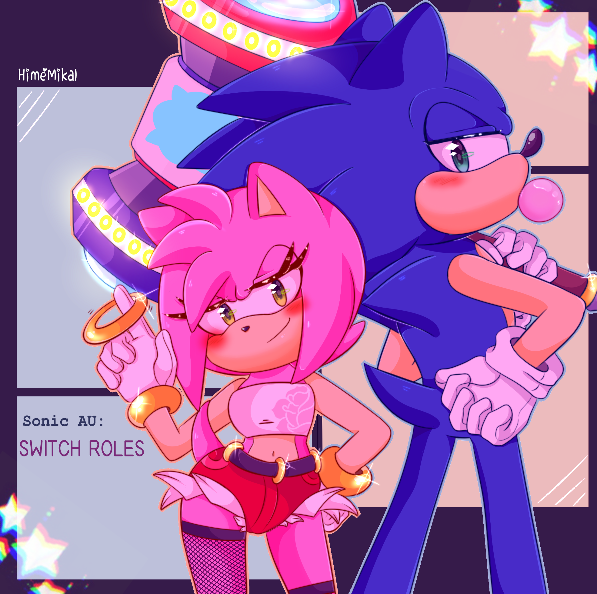 Sonic AU Switch Roles by HimeMikal on DeviantArt