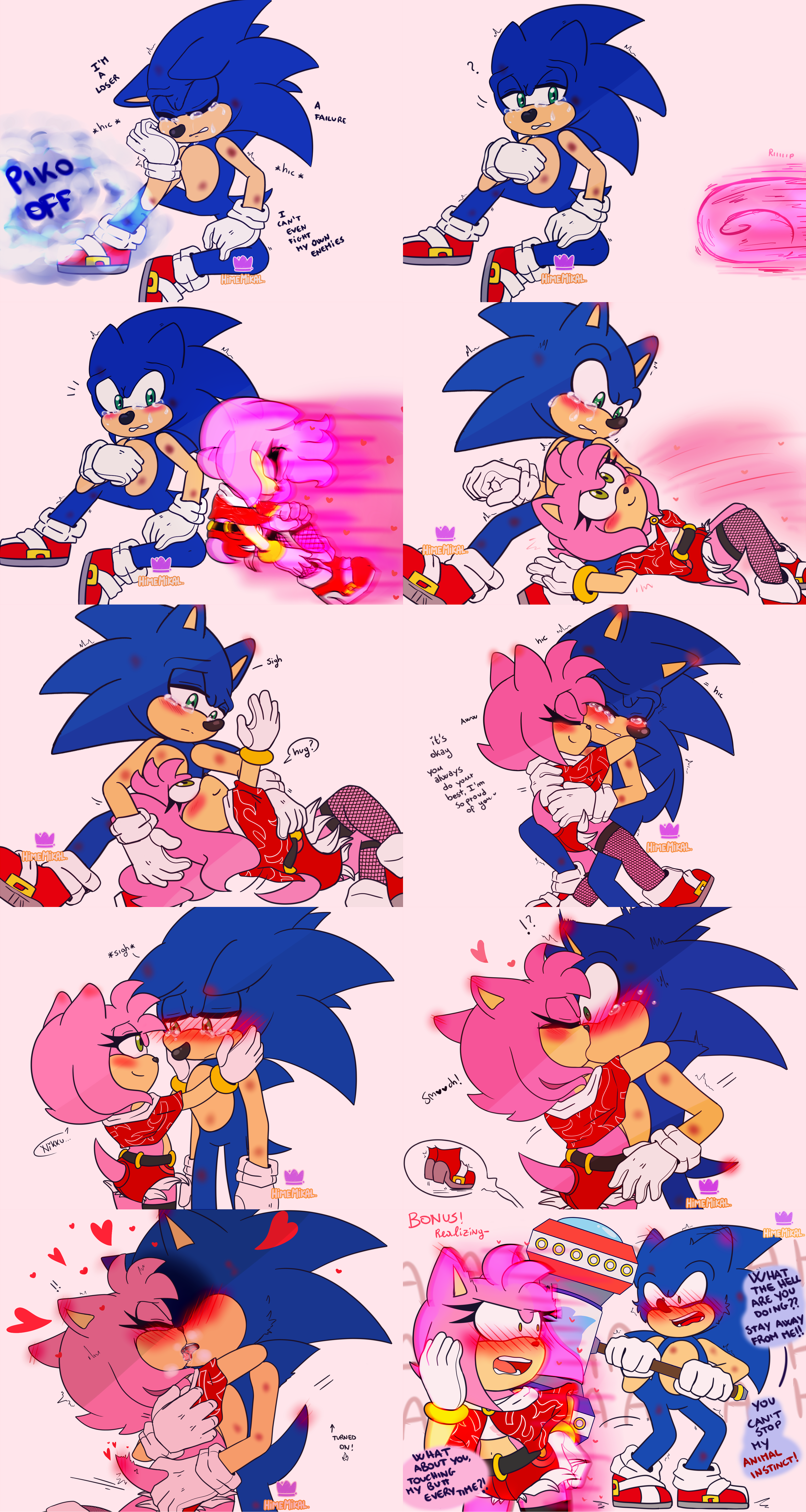 Sonic EXE X Amy by SweetSilvy on DeviantArt