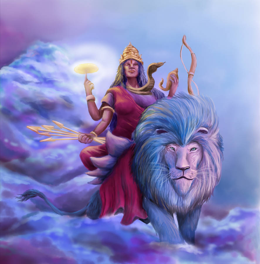 Jagadhatri Durga by prastkrsn on DeviantArt