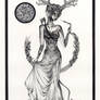 Princess of Disks / Prinzessin der Scheiben Tarot