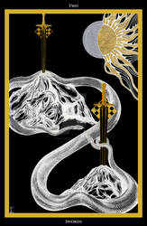 Two of Swords / Zwei der Schwerter Tarot