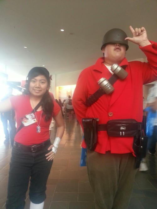 Radiant Rivalry Tf2 TF2 Cosplay (Scout and Soldier) by RadiantGradient on DeviantArt