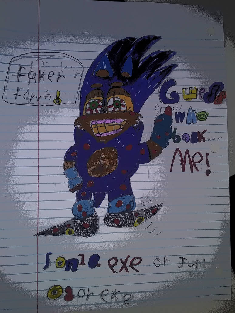 S0n1c.exe faker form ( my .exe au ) by coolkidnight on DeviantArt