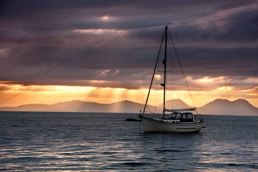 Sunset Over Jura