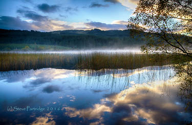 Last Mist on Loch Leatham