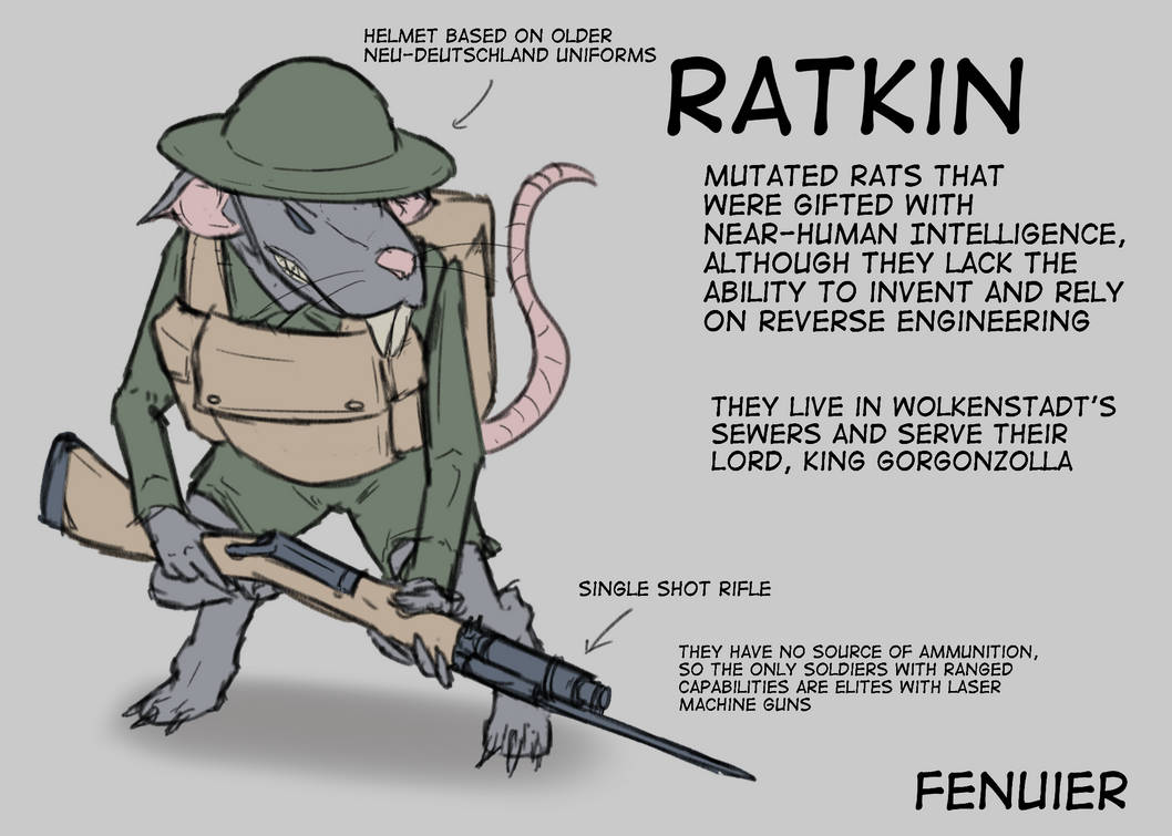 Ratkin comcept by Fenuier on DeviantArt
