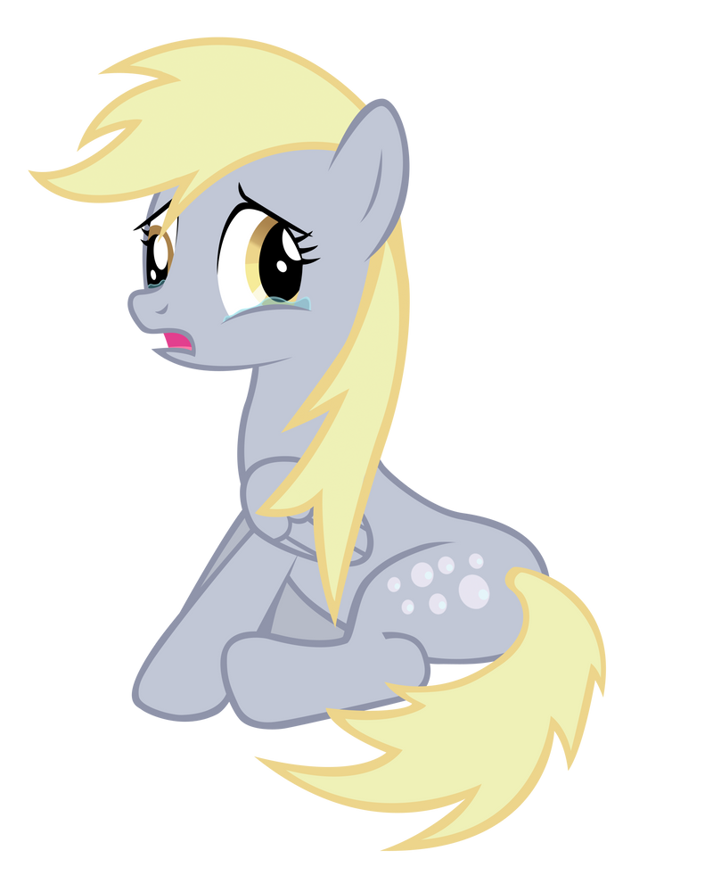 Scared Derpy by Blackm3sh