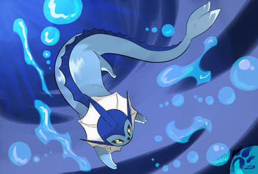 The Wise Raining Vaporeon