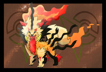 Mega Arcanine: Fire/Dragon