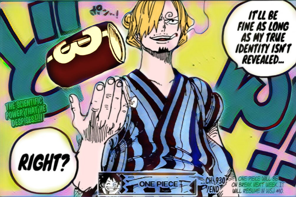 One Piece 930 Sanji Ready With His Raid Suit By Perladellanotte On Deviantart