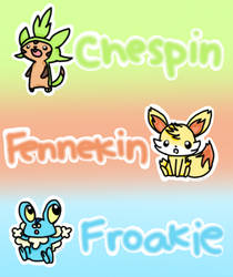 POKEMON XY STARTERS