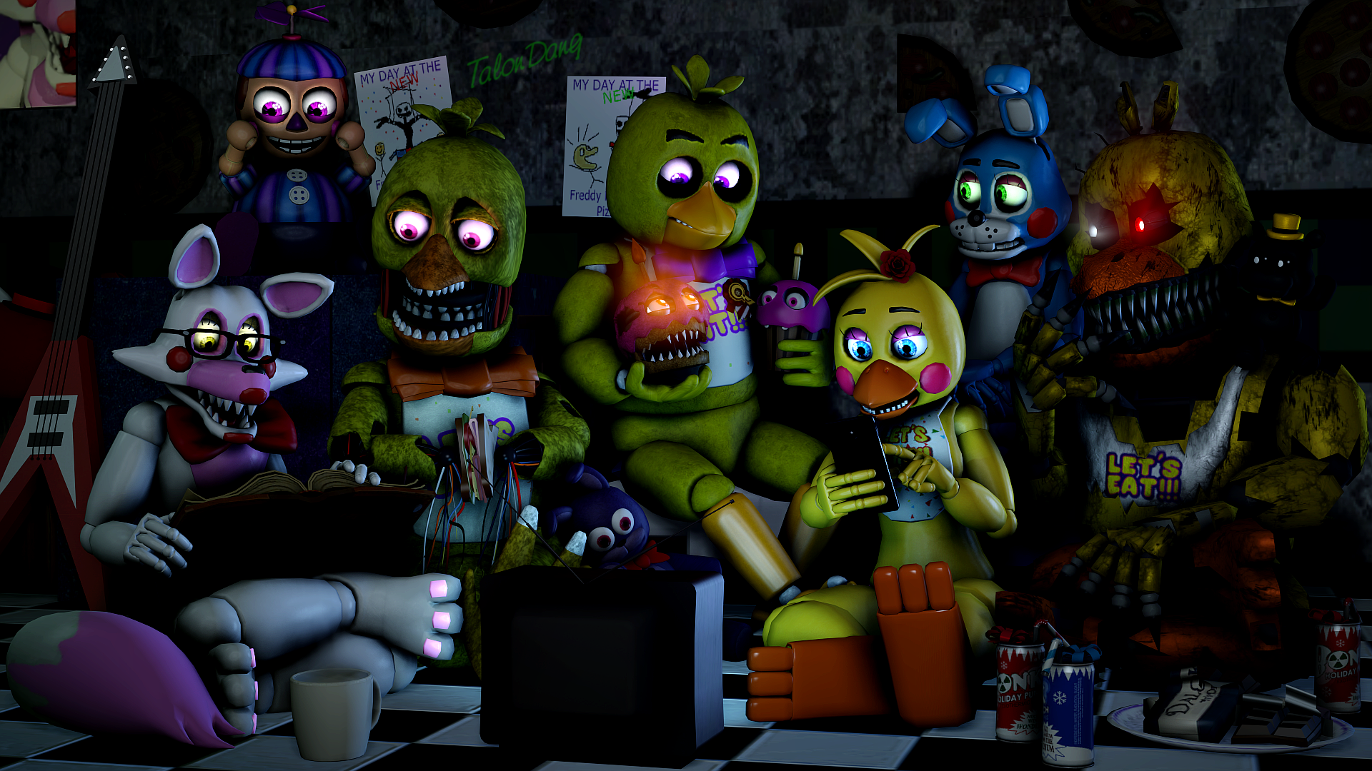 FNAF WORLD UPDATE 3 by TUTTIIFNAF on DeviantArt