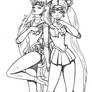 Sailor Moon and Sailor Venus 2