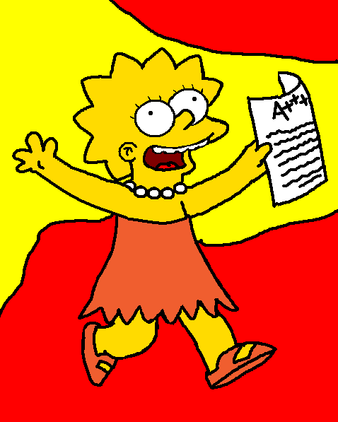 Lisa Simpson - I gots an A