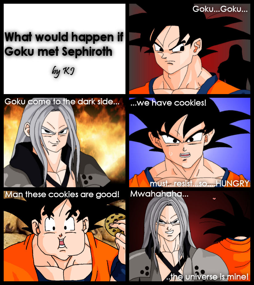 Goku meets Sephiroth