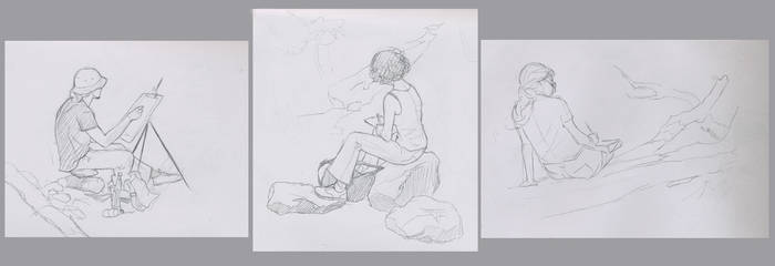 -Plein Air Figure Drawing-