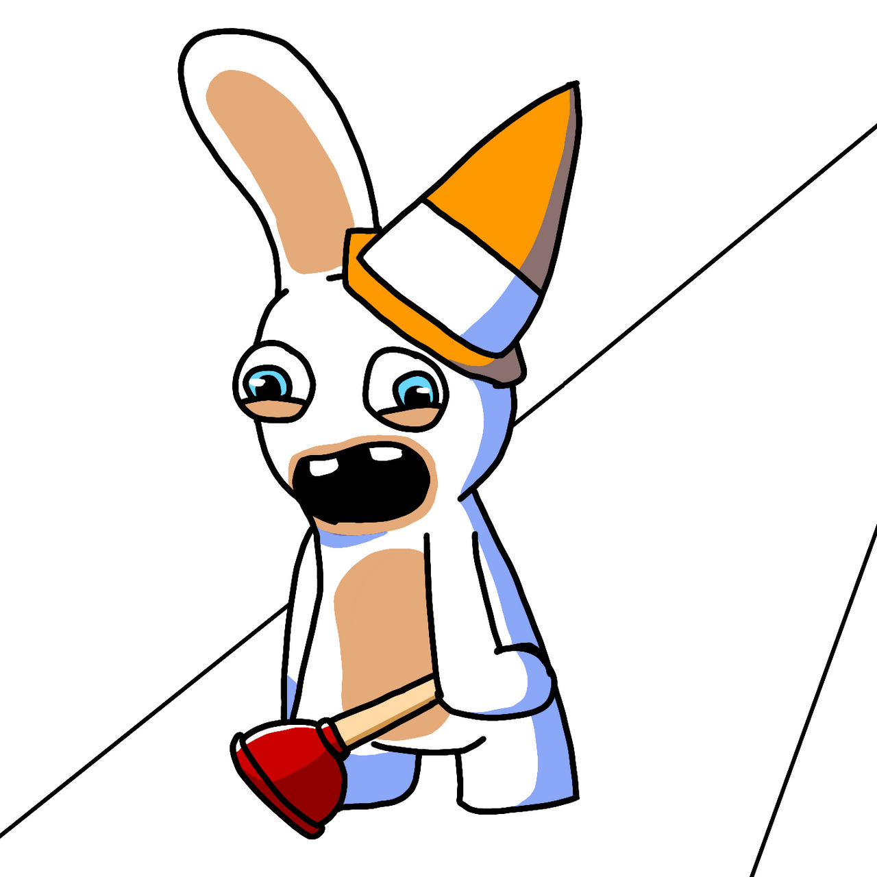 Rabbid by DaStarMan on DeviantArt