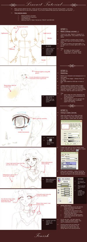 +++Line art tutorial+++