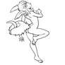 Free use lineart - pom tailmouth