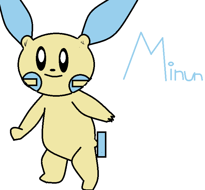 Minun by fioleelover7 on DeviantArt