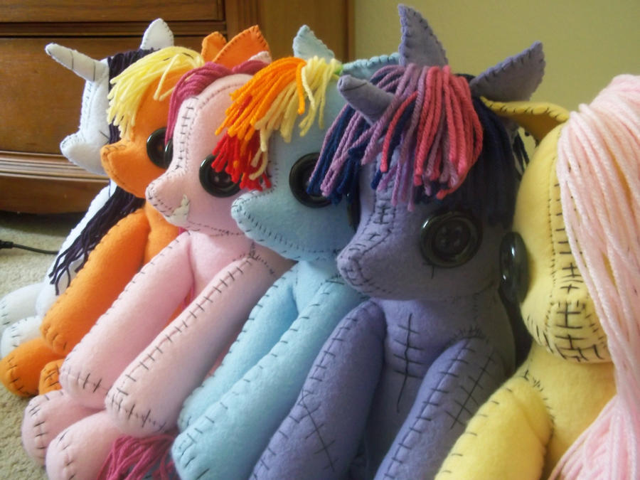6x Ragdoll Mane 6 Rag Dolls by charletothemagne on DeviantArt
