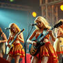 A Band Of Wonderful Nude Girls Dressed In Folkrori