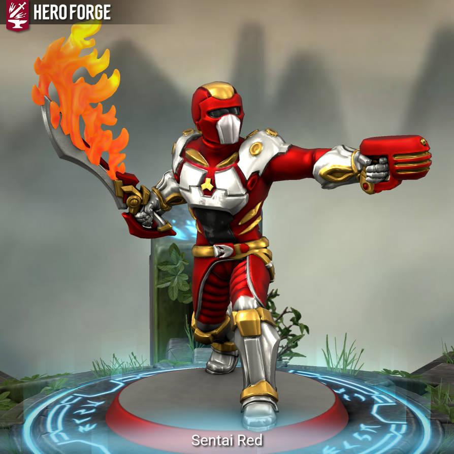 Sentai 1 Red by altraferne on DeviantArt