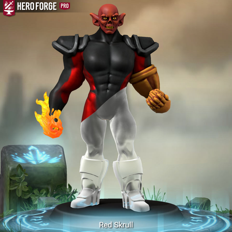 Red Cod Scull Red Skrull by altraferne on DeviantArt