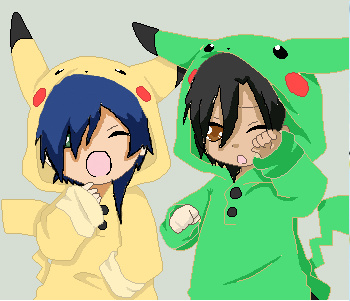 Fabia and Shun are Pikachu