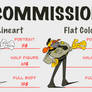 Commission sheet 