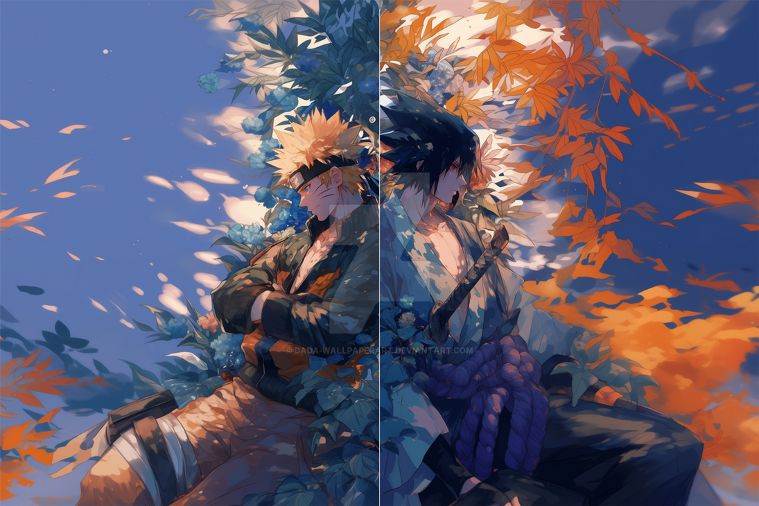 Naruto Sasuke by DaDa-WallpaperArt on DeviantArt