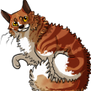 Red Fluffed up Cat