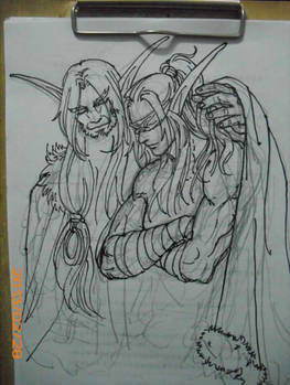 Illidan and Malfurion