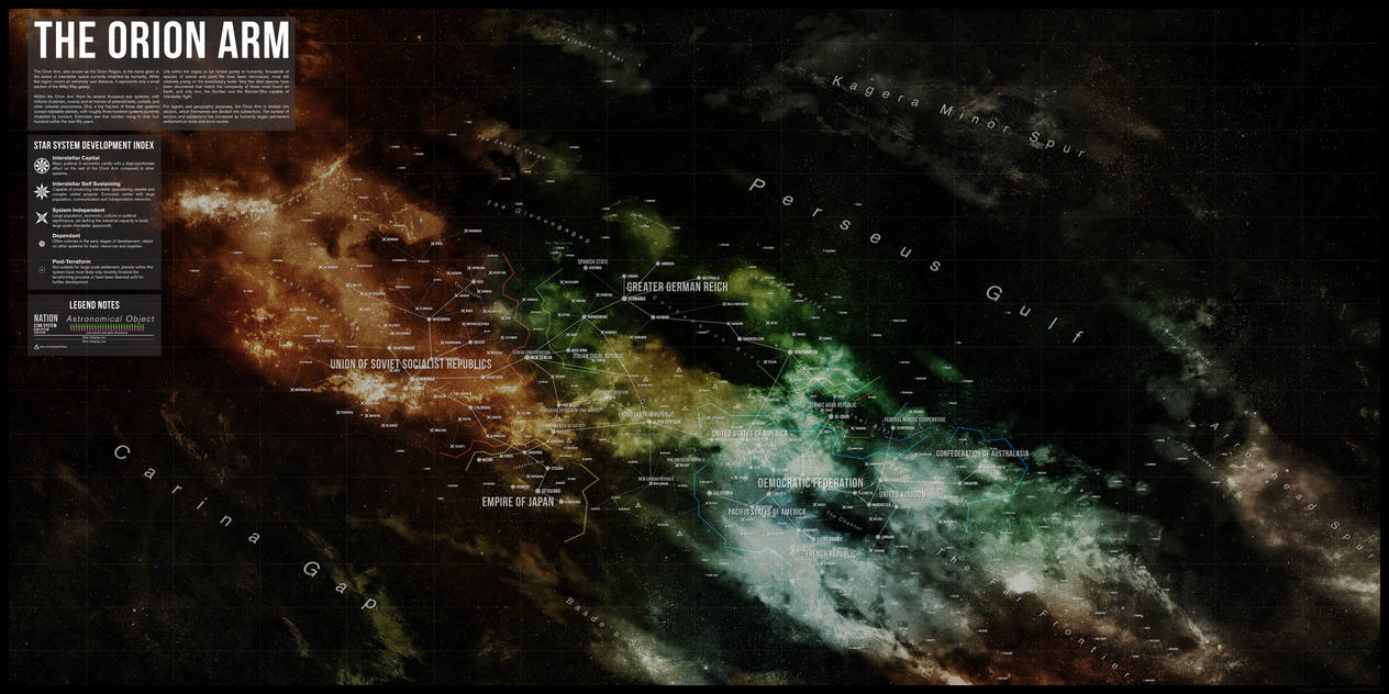Orian Module Map Map of the Orion Arm by DawnofVictory2289 on DeviantArt