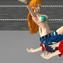 Nami facesits Luffy (2)