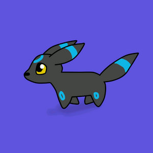 Umbreon goes for a walk