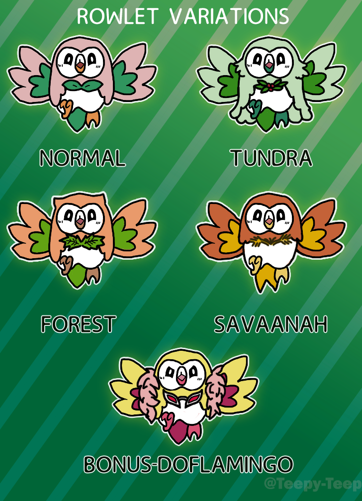 Rowlet Variations