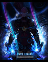 Fate Series - Tohsaka Rin and Shiro Emiya (Archer)