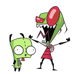 Zim and Gir!