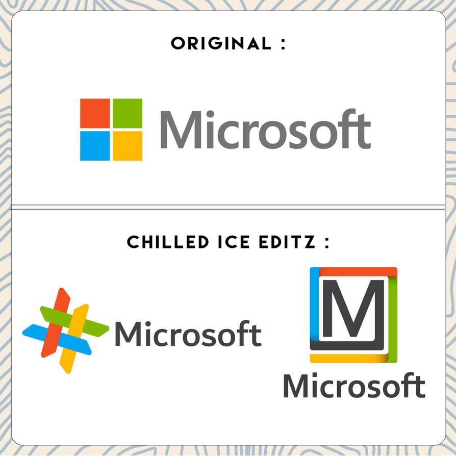 Microsoft Inverted Logo Microsoft Alternate Logos by ChilledIceEditz on DeviantArt