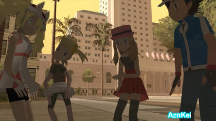 GTA San Andreas: Pokemon Serena, Korrina rap game