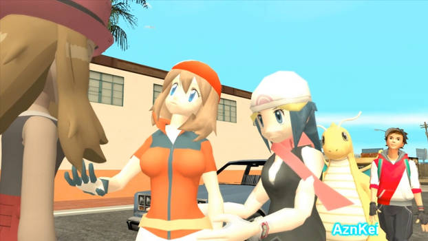 GTA San Andreas: Pokemon Serena, Pokegirls Love