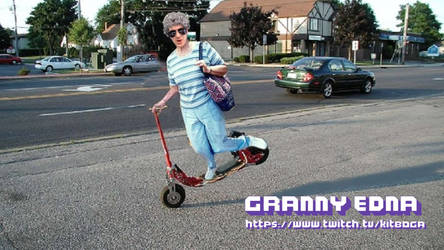 Kitboga Granny Edna On Her Scootie