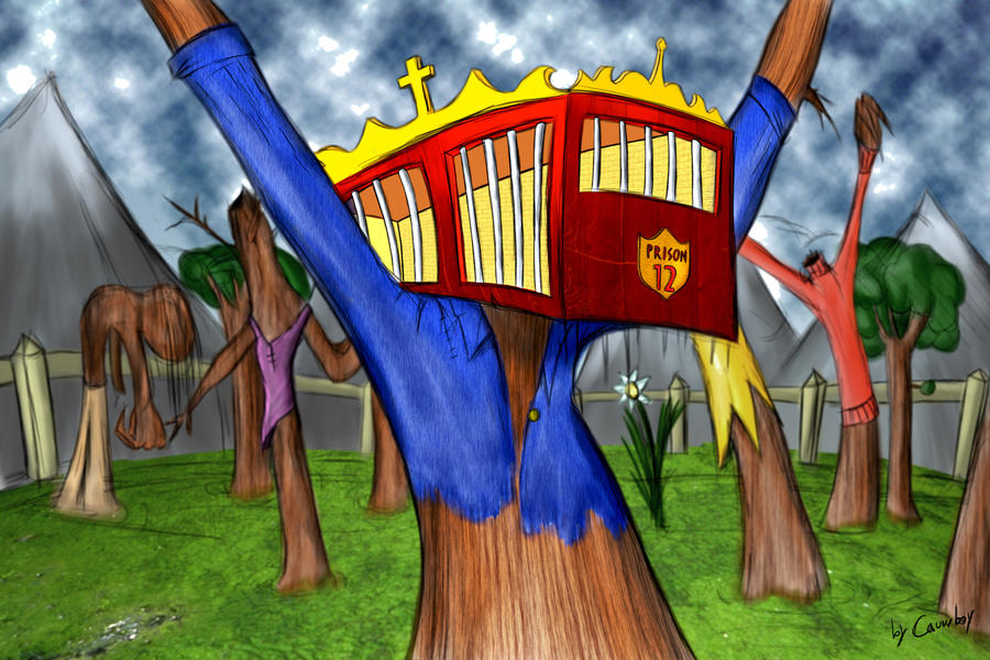 Tree Prison Cell Prison Tree nr 12 by cauwboy on DeviantArt