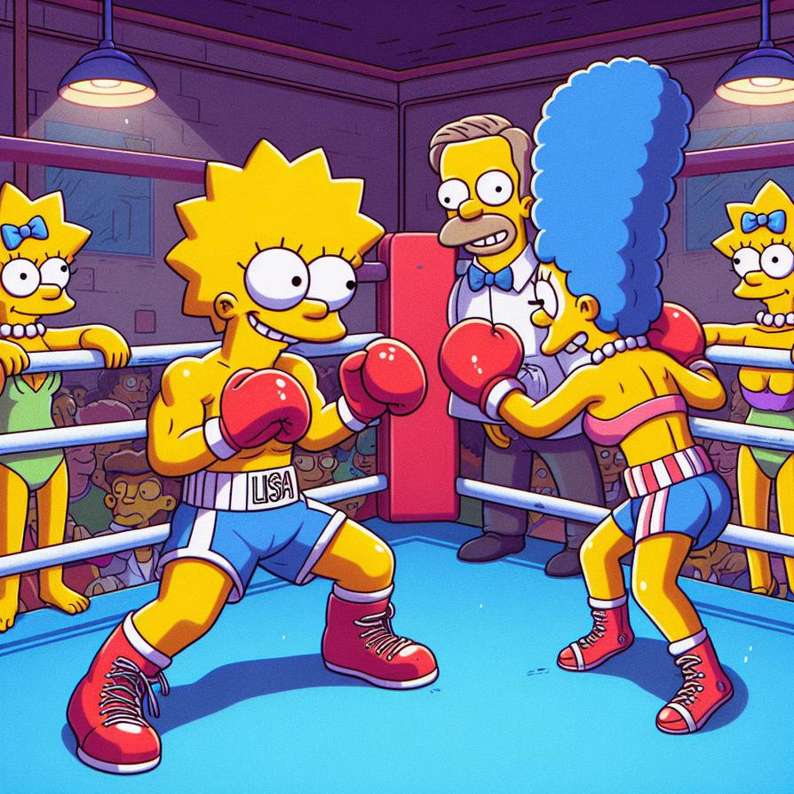 Marge Vs Lisa 125 By SuperFights On DeviantArt marge-vs-lisa-125-by-superfights-on-deviantart