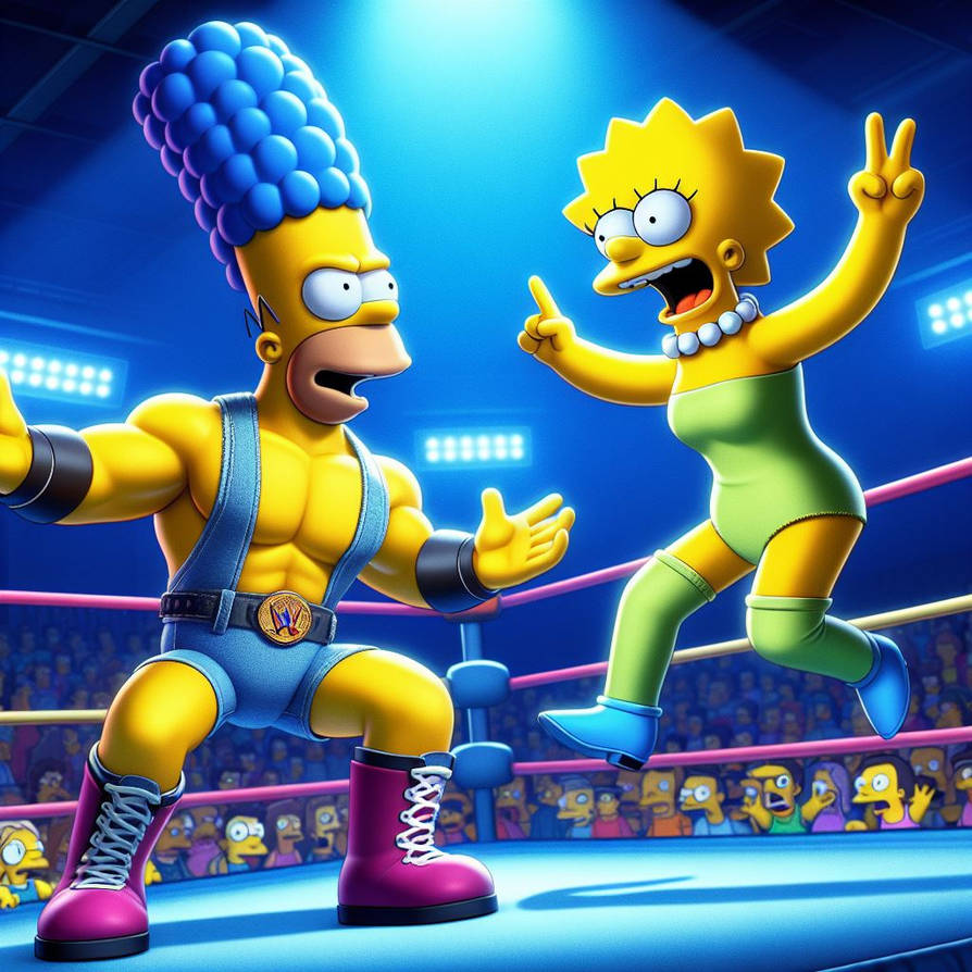 Simpsons Rivalry Guys of Simpson 0119 by SuperFights on DeviantArt