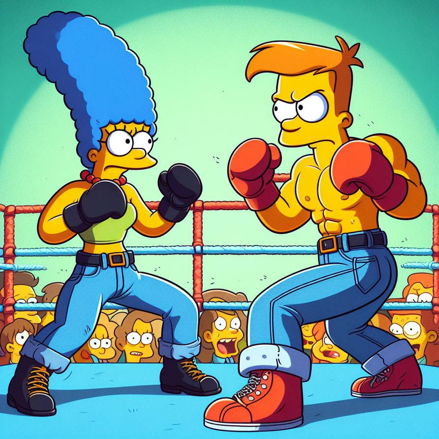 Simpsons Rivalry Guys of Simpson 0129 by SuperFights on DeviantArt