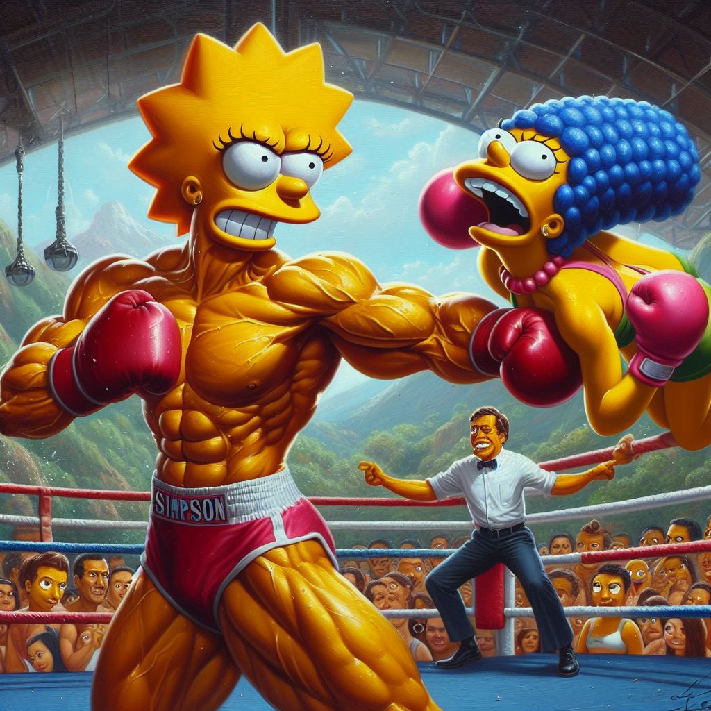 Simpsons Rivalry Simpsons Strike Again 130 by SuperFights on DeviantArt