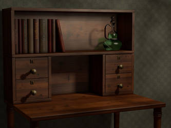 Antique Desk - WIP 3