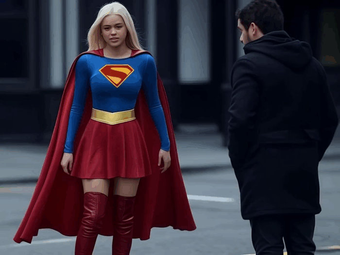 Milly Alcock As Supergirl On Set By Spergirl On DeviantArt milly-alcock-as-supergirl-on-set-by-spergirl-on-deviantart
